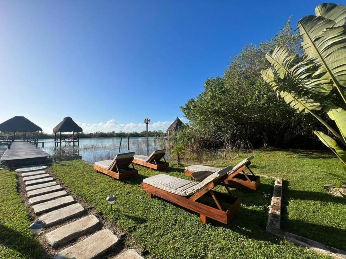 Casa Shiva Bacalar By Mij Bed & Breakfast Dış mekan fotoğraf